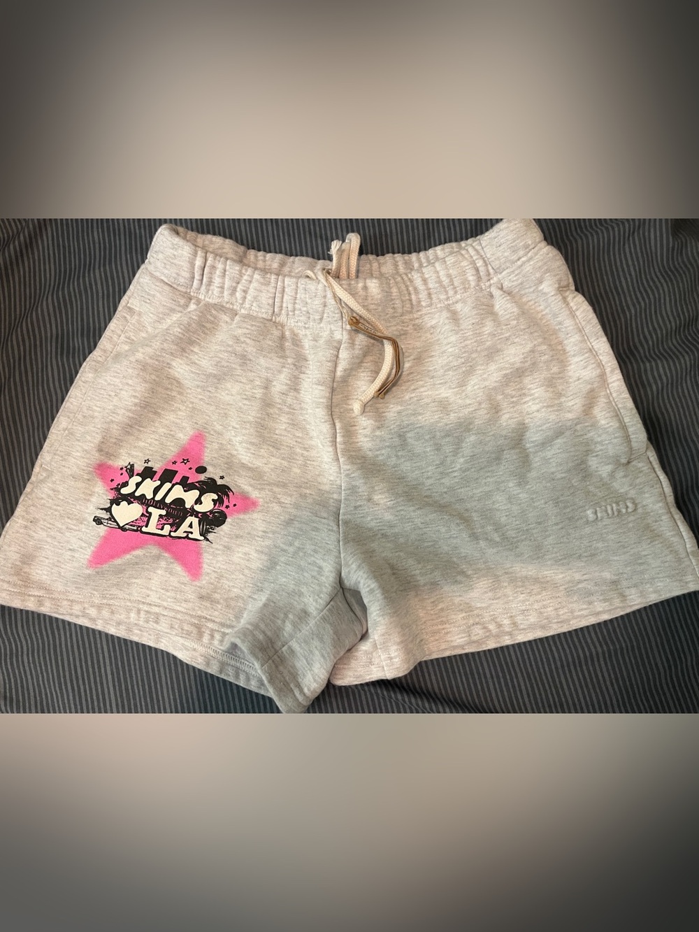 Skims LA Grey Shorts